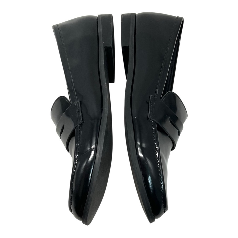 Banana Republic Factory Black Leather Classic Penny Loafers Flats Women’s 9 - Picture 12 of 16